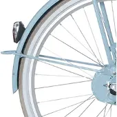 Cortina spatbordstang achter 28 u4 pastel turquoise