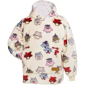 Vitapur - Hoodie deken + sokken kind - Uil