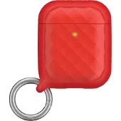 Catalyst Ring Clip Hoesje voor Apple AirPods (Hoofdtelefoon hoes), Hoofdtelefoon Tassen + Beschermende Covers, Rood