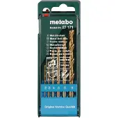 Metabo Borencassette, 6 spiraalboren HSS - TIN - 627171000