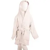 The One Towelling Kinder Badjas Wit - 152/164