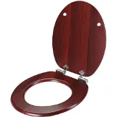 Casaria Wc-bril Sluitingsmechanisme MDF Scharnieren Hout