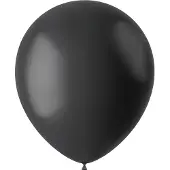 Folat ballonnen 33 cm latex zwart 100 stuks