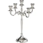 Boltze Kandelaar zilver 27x38cm zilver Aluminium Boltze Home