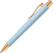 Faber-Castell Poly Ball Urban Intrekbaar Balpen Blauw 0,6 mm Extra breed Balpen Navulbaar