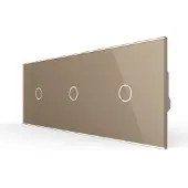 Livolo | Goud | 1+1+1 | Dimmer | Smart Home - Bekijk hier!