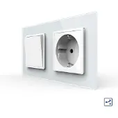 Livolo | Wit | 1+SR | Aan/Uit | Wissel | Wipschakelaar met