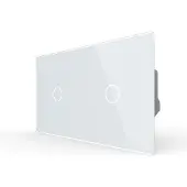 Livolo | Wit | 1+1 | Dimmer | Wisselschakelaar | Smart Home - Bekijk
