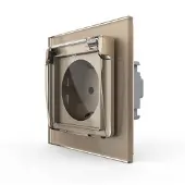 Livolo Wandcontactdoos met klapdeksel | Goud | IP44 | .nl | Bekijk hier