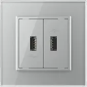 Livolo | Grijs | SR | Tweevoudige USB oplader - Bekijk hier!