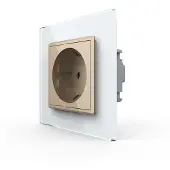 Livolo Wandcontactdoos | Wit/Goud | Stopcontact | Bekijk hier! |