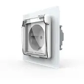 Livolo Wandcontactdoos met klapdeksel | Wit | IP44 | | Bekijk hier!