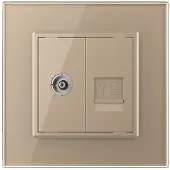 Livolo | Goud | SR | TV | Netwerk Cat.6 - Bekijk hier!