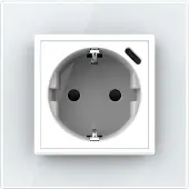 Livolo | Wit | SR | Wandcontactdoos + USB-C Oplader - Bekijk hier!