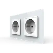 Livolo Wandcontactdoos | Wit | 2 Stopcontacten | Bekijk hier! | .nl