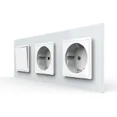 Livolo | Wit | 1+SR+SR | Aan/Uit | Wipschakelaar met dubbele