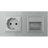 Livolo Wandverlichting | Wandcontactdoos | Grijs | Bestel nu | .nl