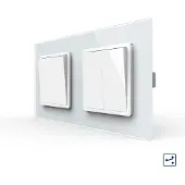 Livolo | Wit | 1+2 | Aan/Uit | Wissel | Wipschakelaar - Bekijk hier!