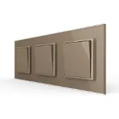 Livolo | Goud | 1+1+1 | Puls | Wipschakelaar - Bekijk hier!