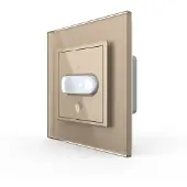 Livolo Bewegingsmelder | Aan/Uit | Goud | Luxe Schakelmateriaal | Bekijk hier