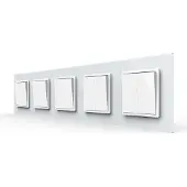 Livolo | Wit | 2+2+2+2+2 | Aan/Uit | Wipschakelaar - Bekijk hier!
