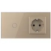 Livolo Schakelaar met Wandcontactdoos | Goud | .nl | Bekijk hier!
