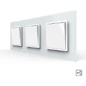 Livolo | Wit | 1+1+1 | Aan/Uit | Wissel | Wipschakelaar - Bekijk hier!