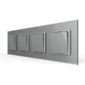 Livolo Wipschakelaar | | Grijs | 1+2+2+2 | Aan/Uit | Bekijk hier!