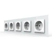 Livolo Wandcontactdoos | Wit | 5-voudige Stopcontact | Bekijk hier |