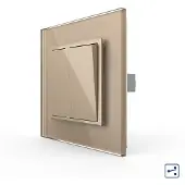 Livolo | Goud | 2 | Aan/Uit | Wissel | Wipschakelaar - Bekijk hier!