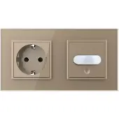 Livolo Bewegingsmelder | Wancontactdoos | Aan/Uit | Goud | .nl
