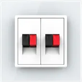 Livolo | Wit | SR | Audio insteek | Audio insteek - Bekijk hier!