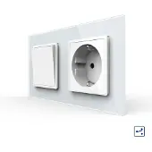 Livolo | Wit | 2+SR | Aan/Uit | Wissel | Wipschakelaar met