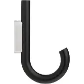 Gejst Hook haak 19 cm Zwartgebeitst eikenhout-chroom