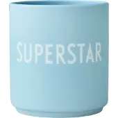 Design Letters favoriete mok 25 cl Superstar (Blauw)