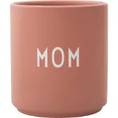 Design Letters Favourite Kop 25 Cl Mom - Koffiekopjes Beenderporselein Green - 10101002NUDEMOM
