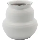 House Doctor Juno Vaas Wit 15 Cm - Vazen Klei White - 205420082