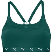 Puma level 2 sportbh donkergroen Dames