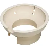 Yakiniku - BBQ Accessoire Kamado 11 inch Mini Fire Box - Keramiek - Beige -