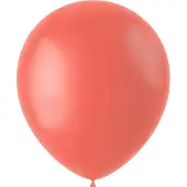 Folat ballonnen 33 cm latex donkeroranje 100 stuks
