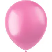 Folat ballonnen metallic 33 cm latex roze 100 stuks