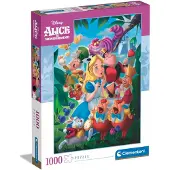 Clementoni - Puzzel 1000 Stukjes - Disney Alice in Wonderland - Puzzel Voor Volwassenen en Kinderen - 14-99 jaar - 39673