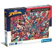 Clementoni - Puzzel 1000 Stukjes - Impossible Spiderman - Puzzel Voor Volwassenen en Kinderen - 14-99 jaar