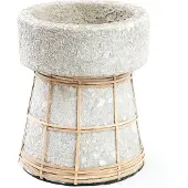 Bazar Bizar De Serene Kaarsenhouder - Beton Naturel - M