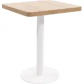 vidaXL Bistrotafel 60x60 cm MDF lichtbruin