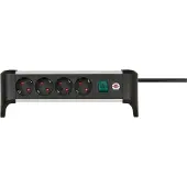 Brennenstuhl Alu-Office-Line 4-Voudig 1,8 M H05Vv-F 3G1,5 - 1391040400