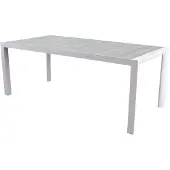 AVH-Collectie Dexter dining tuintafel 194,5x90xH74,5 cm wit