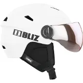 Bliz Skihelm Strike Visor Matte White-M