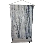 Decostar muurdecoratie Winslow led 110 cm textiel wit