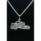 MOOYE ® - Collectie Zilveren Truck ketting hanger
